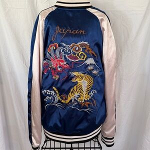 Vintage Pacsun LA Japan satin embroidered bomber